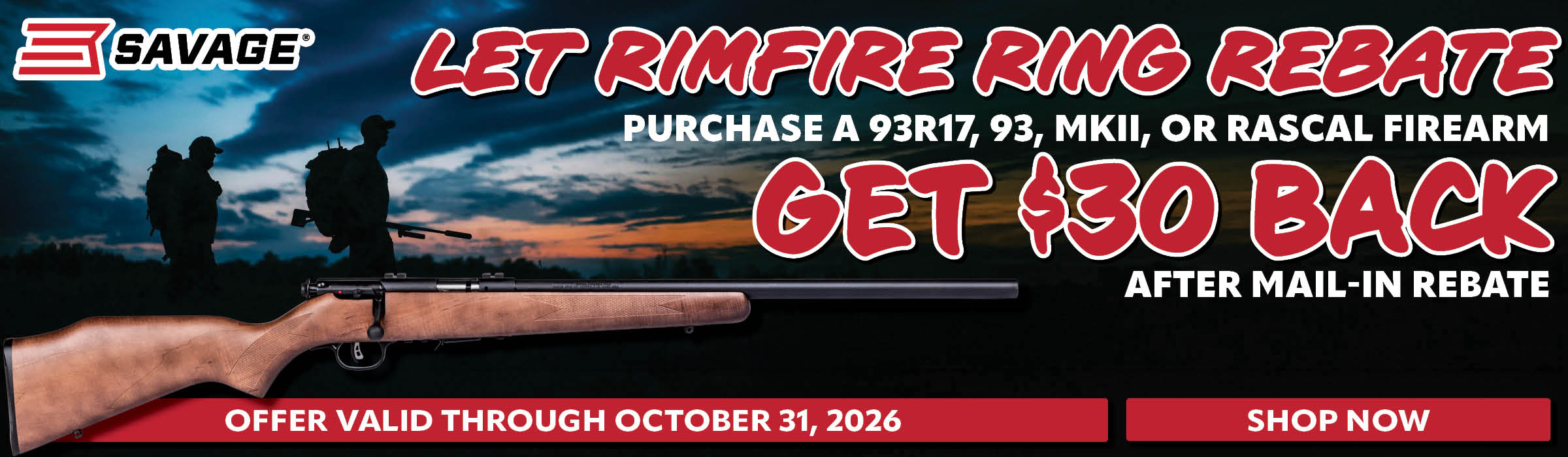 Savage Rimfire Rebate